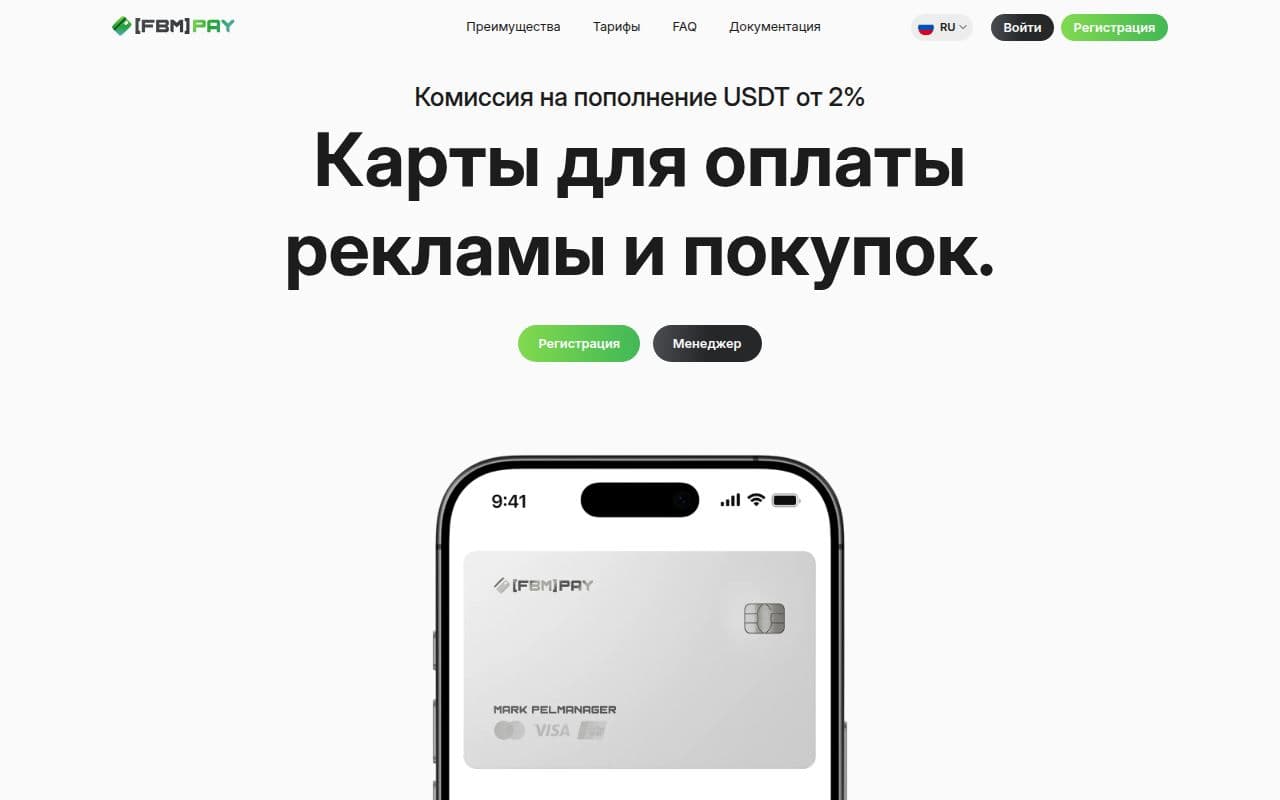 Скриншот интерфейса [FBM] PAY