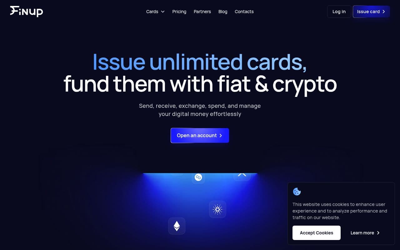 Скриншот интерфейса Finup