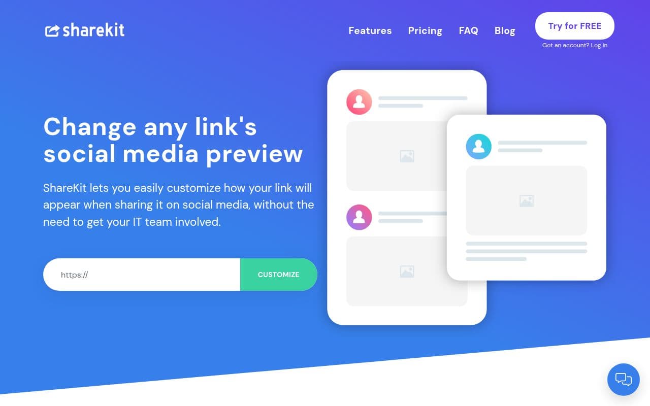 Скриншот интерфейса ShareKit