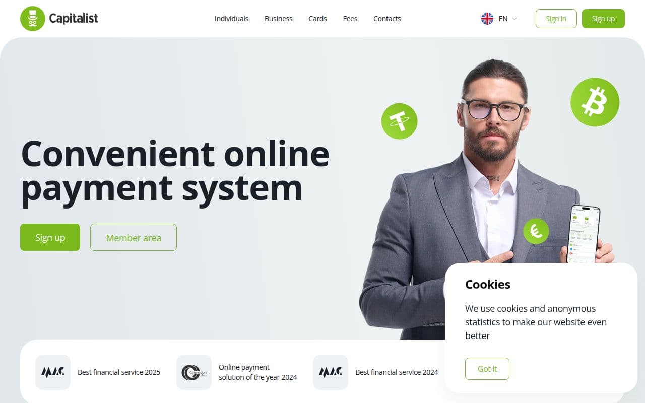 Скриншот интерфейса Capitalist