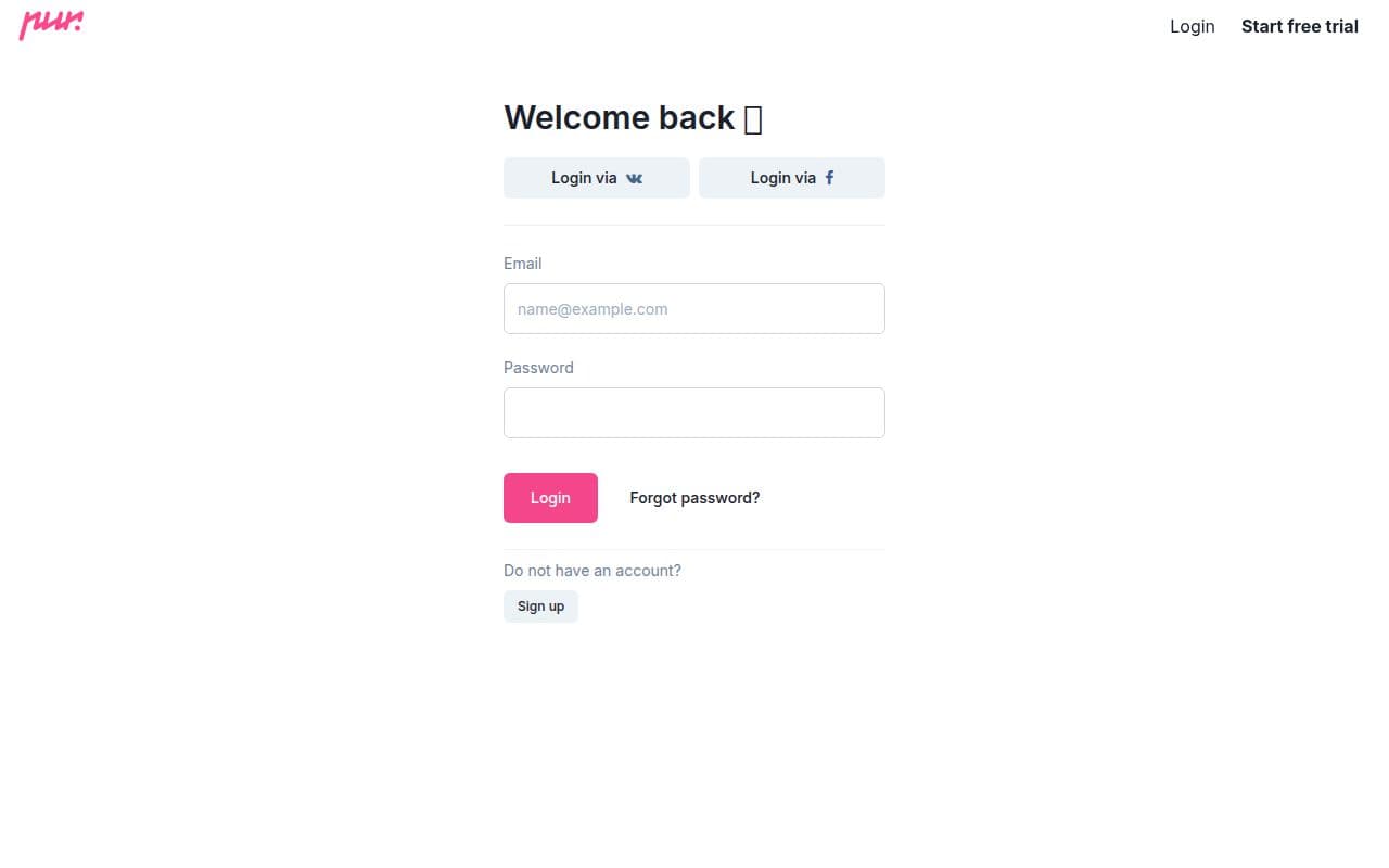 Скриншот интерфейса Pur Ninja