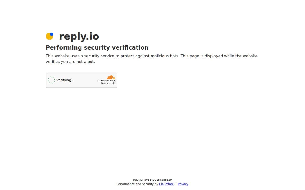Скриншот интерфейса Reply.io